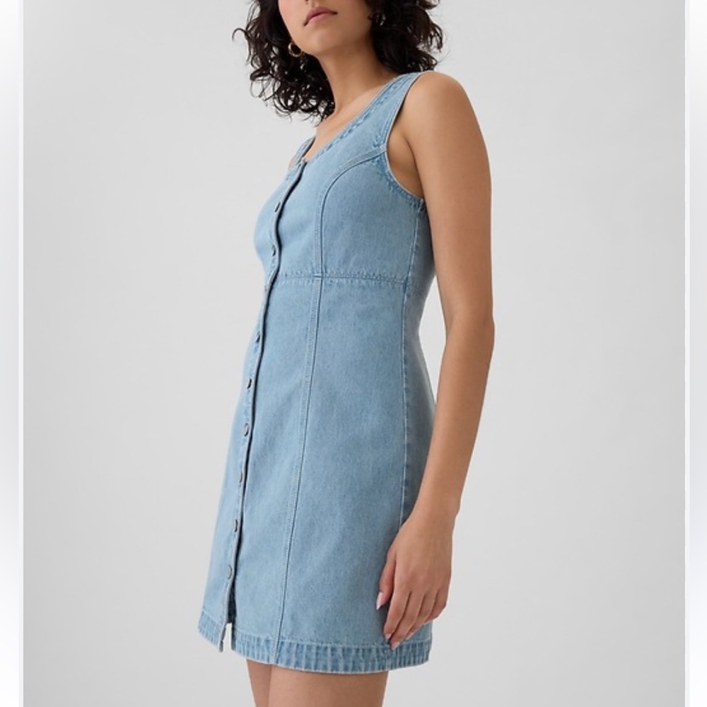 GAP Light Blue Denim Mini Dress